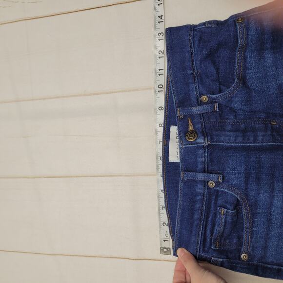 Loft the super soft girlfriend jeans dark indigo wash - Picture 5 of 9